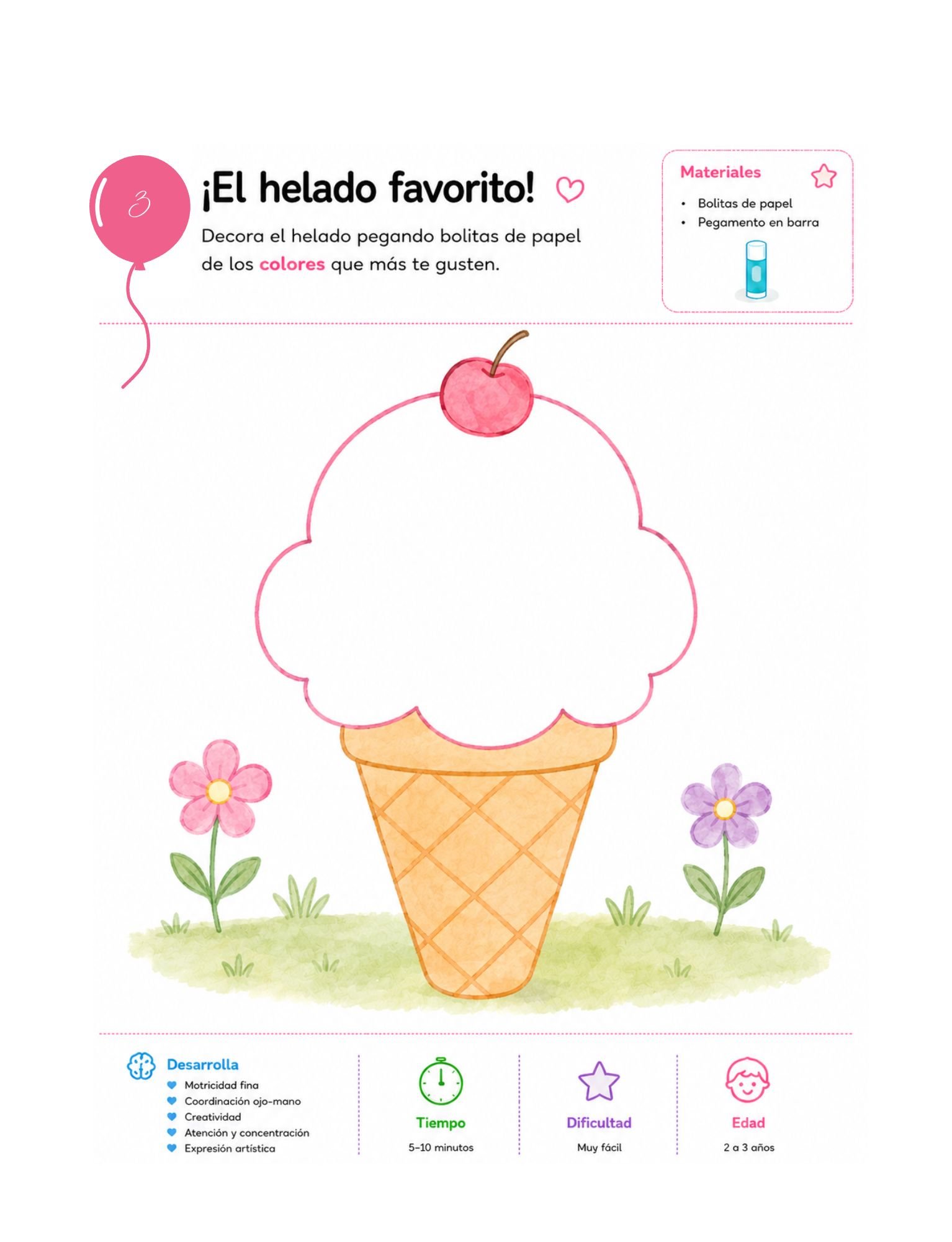 Mi Primer Gran Libro de Actividades para 2–3 Años: Más de 50 actividades para rasgar, pegar, colorear, comparar, contar y desarrollar habilidades - Imagen 3