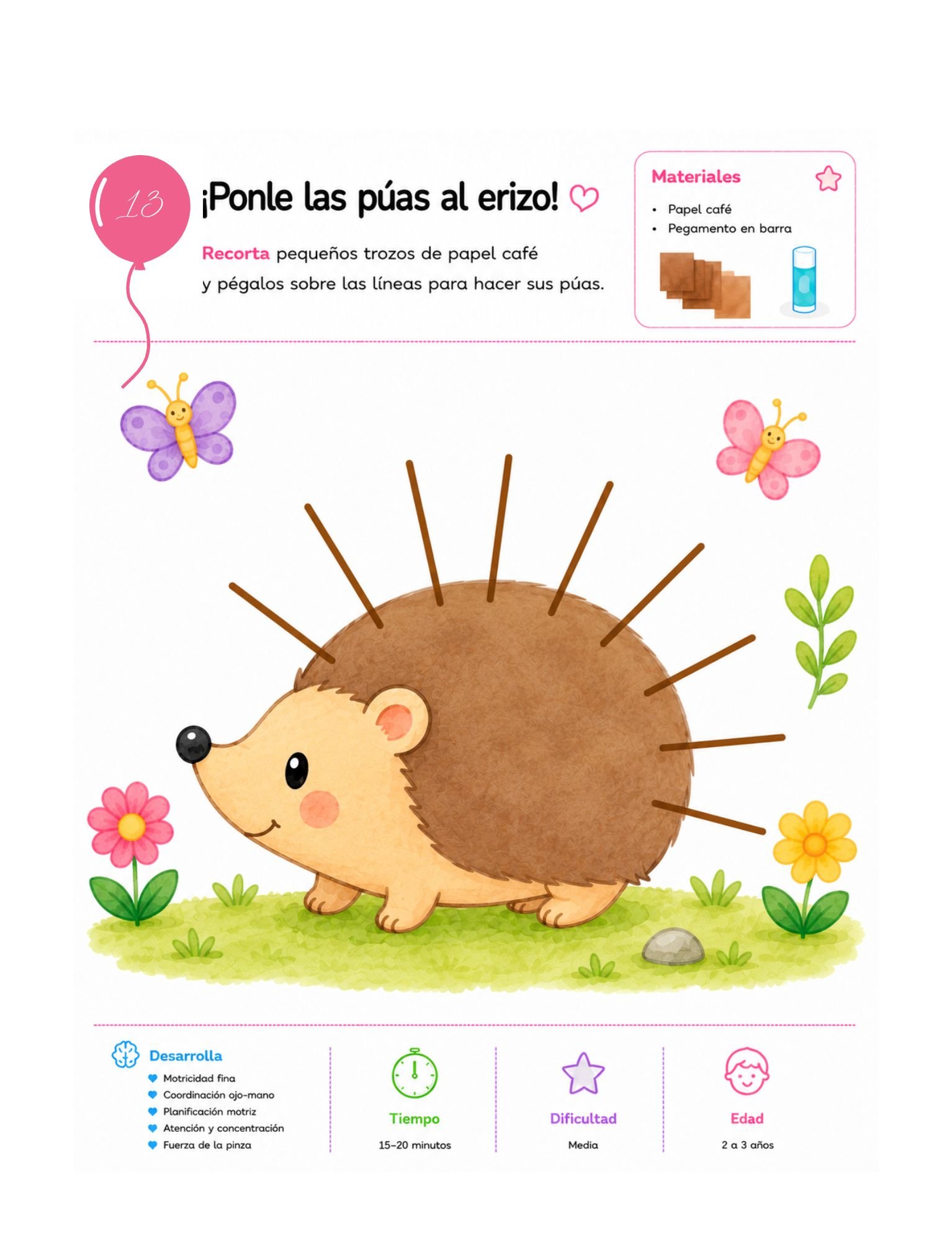 Mi Primer Gran Libro de Actividades para 2–3 Años: Más de 50 actividades para rasgar, pegar, colorear, comparar, contar y desarrollar habilidades - Imagen 5